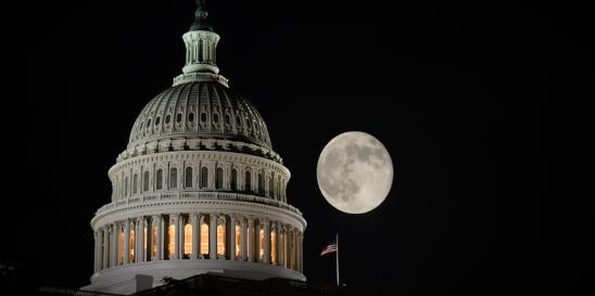 THe Capitol Building in Washington DC, where Congress has been busy, and excited